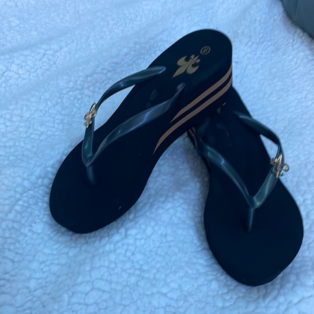 NFL Saints Flip Flops